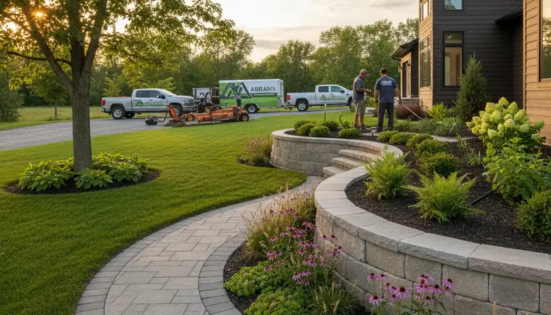 Landscape service in Green Bay, WI for lawn care and yard maintenance