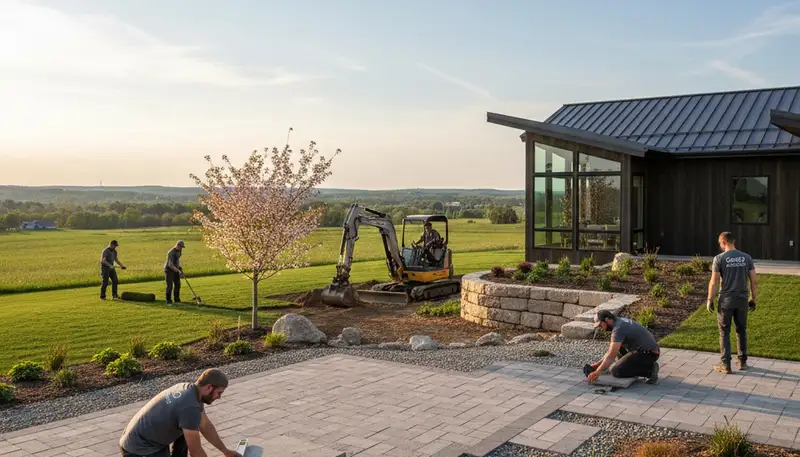 Landscape maintenance service in Green Bay, WI by lawncaregreenbay.com