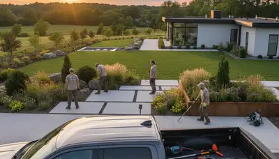 Landscape service in Green Bay, WI for lawn care and yard maintenance