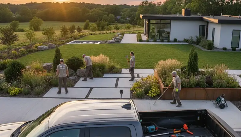 Landscape service in Green Bay, WI for lawn care and yard maintenance