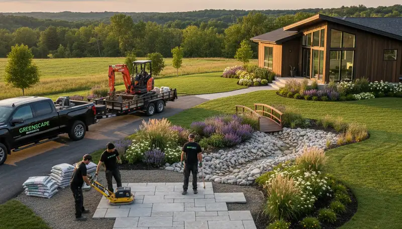 Landscaping services in Green Bay, WI for residential lawn care and yard maintenance