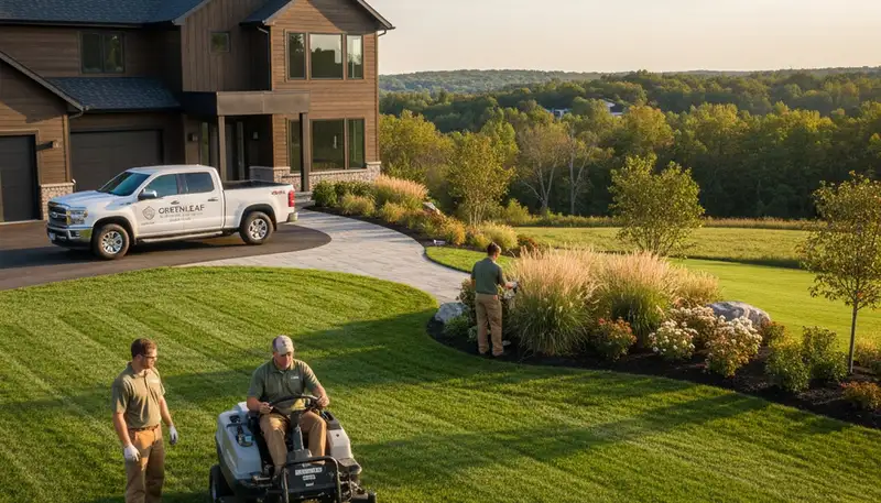 Green Bay, WI landscaping service for lawn care, lawn mowing, and yard maintenance