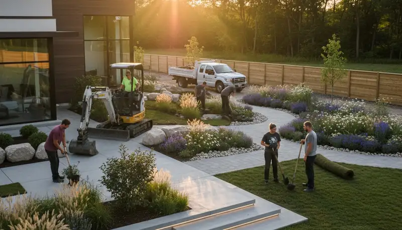 Landscaping service in Green Bay, WI for lawn care and yard maintenance