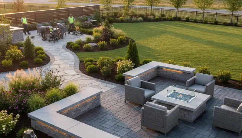 Green Bay, WI landscaping service for lawn care, mowing, and yard maintenance