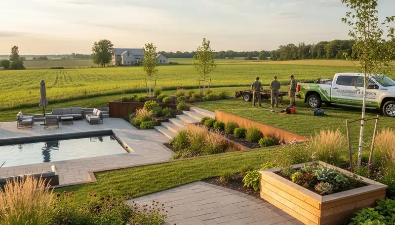 Landscape maintenance service in Green Bay, WI for residential and commercial lawns
