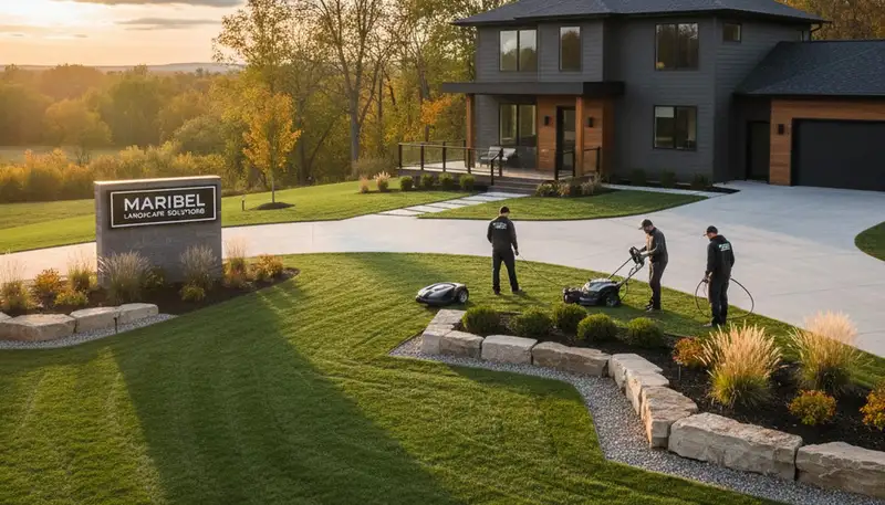 Landscaping service in Green Bay, WI by lawncaregreenbay.com
