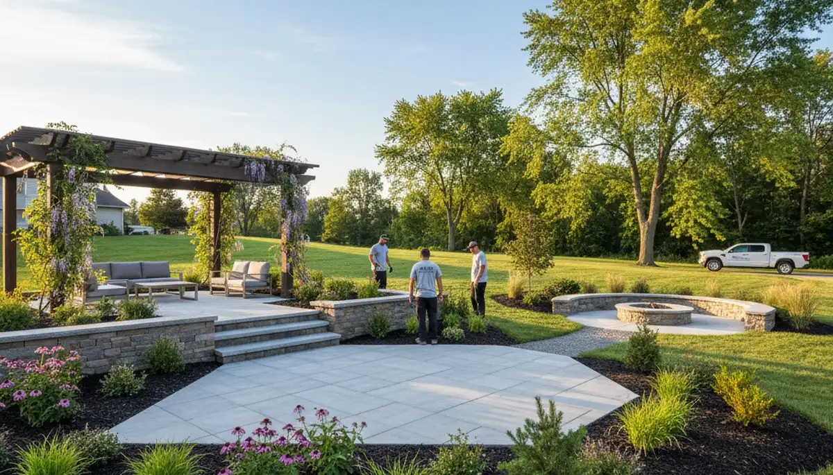 Green Bay, WI landscaping team providing professional lawn care services for local properties