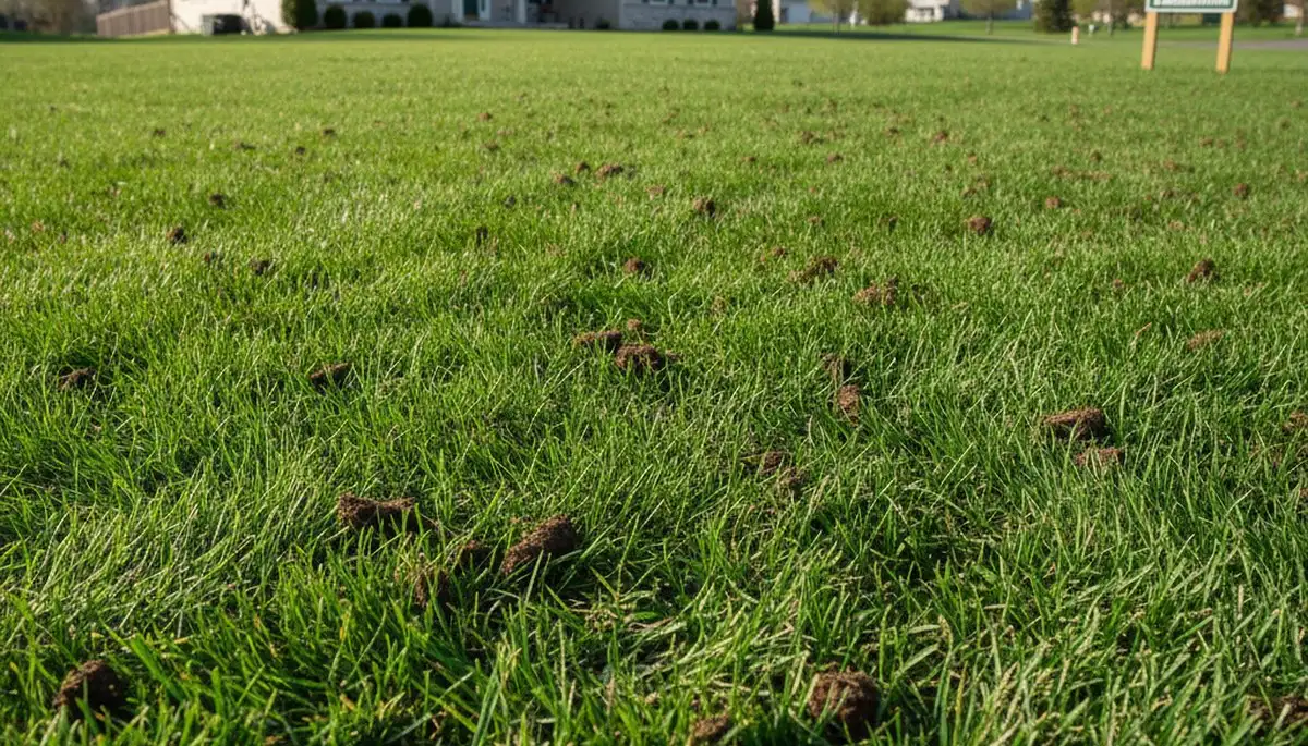 Green Bay WI lawn recovering after professional aeration showing thicker, healthier turf growth